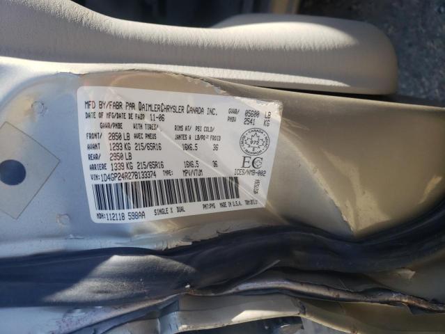Photo 14 from auction – 2007 DODGE GRAND CARA with VIN 1D4GP24R27B133374