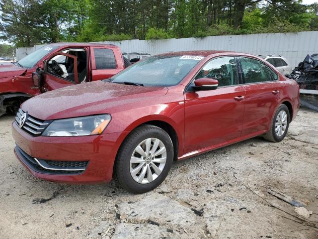 VOLKSWAGEN PASSAT S 2015 with VIN 1VWAT7A39FC020362 - Photo from auction