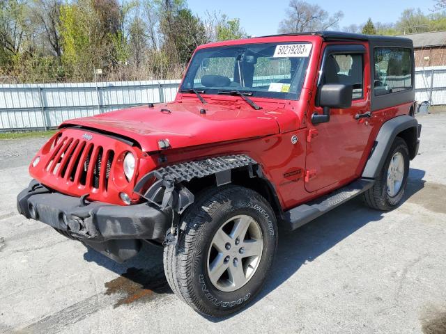 JEEP WRANGLER S 2014 with VIN 1C4AJWAG1EL121545 - Photo from auction