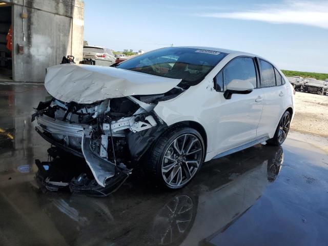 TOYOTA COROLLA SE 2022 with VIN 5YFS4MCE1NP121581 - Photo from auction