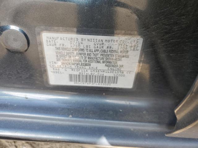 Photo 10 from auction – 2015 NISSAN VERSA S with VIN 3N1CN7AP3FL833020