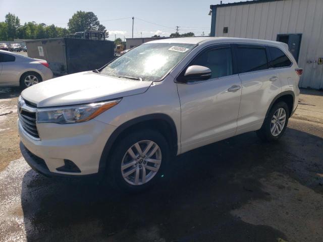 TOYOTA HIGHLANDER 2016 with VIN 5TDZKRFH5GS135369 - Photo from auction