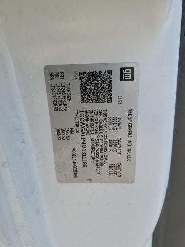 Photo 14 from auction – 2021 CHEVROLET EXPRESS G2 with VIN 1GCWGAFP4M1311186