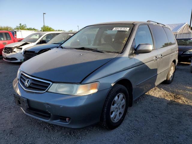 HONDA ODYSSEY EX 2002 with VIN 5FNRL18662B002725 - Photo from auction