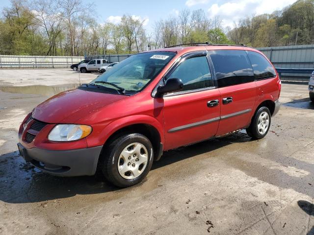 DODGE CARAVAN SE 2002 with VIN 1B4GP25332B654200 - Photo from auction