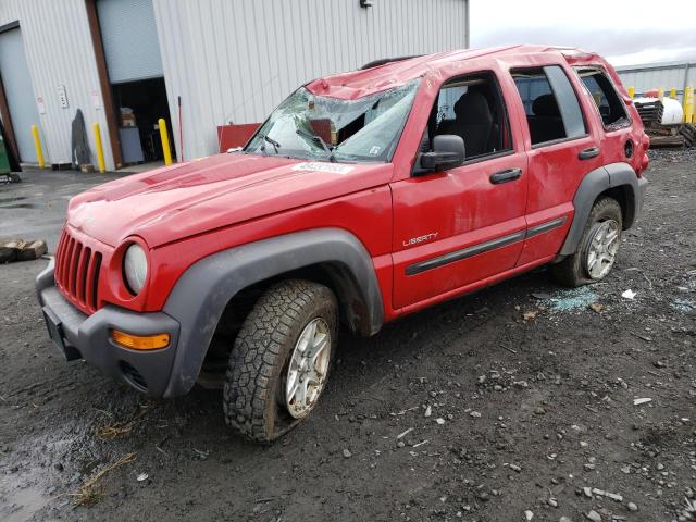 Photo 1 from auction – 2004 JEEP LIBERTY SP with VIN 1J4GL48K54W189633