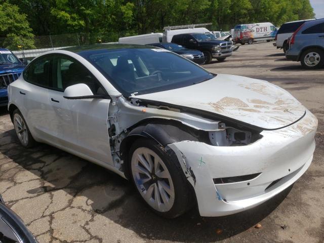 Photo 4 from auction – 2022 TESLA MODEL 3 with VIN 5YJ3E1EB1NF185599