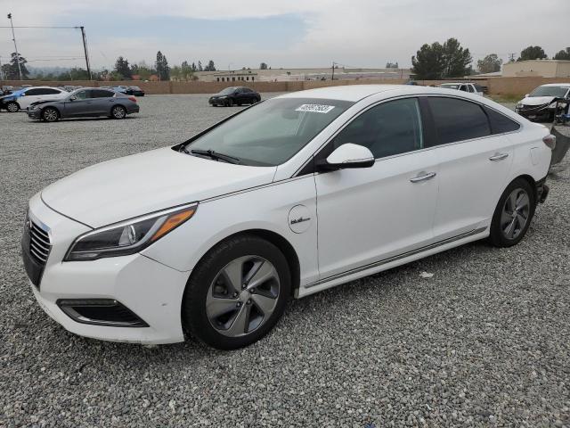 HYUNDAI SONATA PLU 2017 with VIN KMHE54L21HA045039 - Photo from auction
