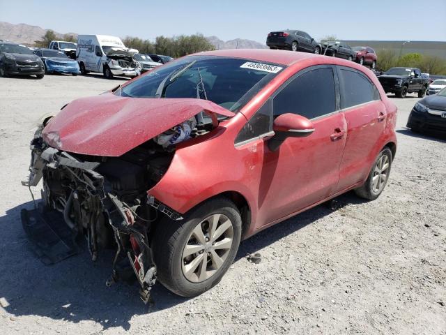 KIA RIO EX 2013 with VIN KNADN5A34D6195819 - Photo from auction