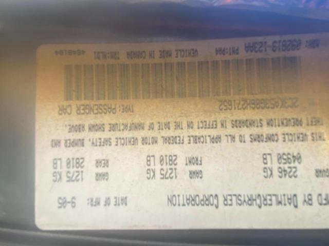Photo 10 from auction – 2006 CHRYSLER 300 TOURIN with VIN 2C3KA53G86H271652