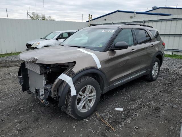 FORD EXPLORER X 2021 with VIN 1FMSK8DH0MGA79843 - Photo from auction