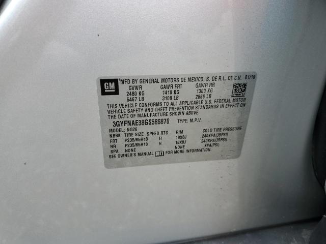 Photo 14 from auction – 2016 CADILLAC SRX with VIN 3GYFNAE38GS586870