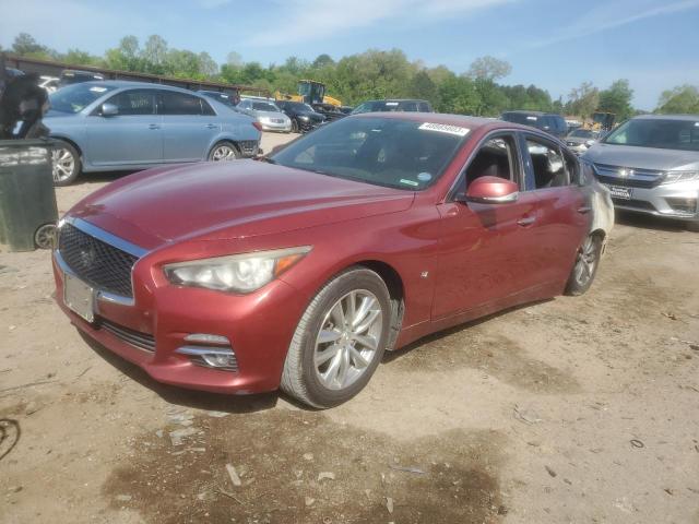 INFINITI Q50 BASE 2014 with VIN JN1BV7AR7EM691479 - Photo from auction