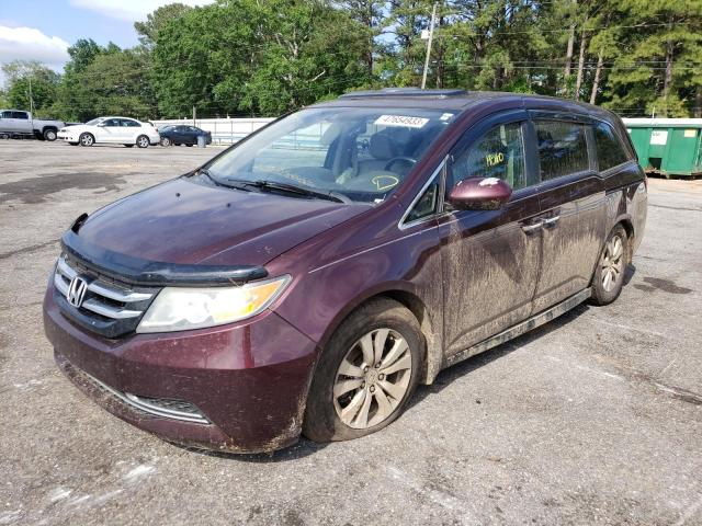 HONDA ODYSSEY EX 2014 with VIN 5FNRL5H64EB026906 - Photo from auction