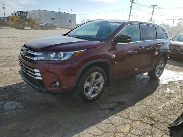 TOYOTA HIGHLANDER 2018 with VIN 5TDDZRFH6JS805752 - Photo from auction
