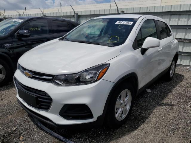 CHEVROLET TRAX LS 2020 with VIN KL7CJKSB6LB324886 - Photo from auction