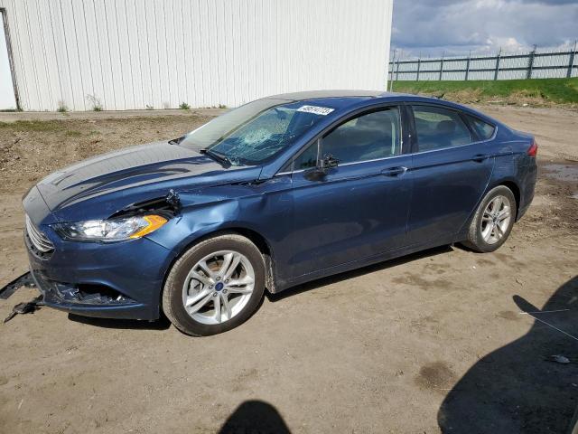 FORD FUSION SE 2018 with VIN 3FA6P0HD7JR166603 - Photo from auction