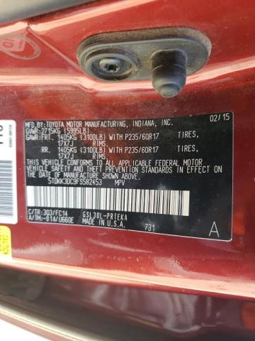 Photo 14 from auction – 2015 TOYOTA SIENNA LE with VIN 5TDKK3DC9FS582453