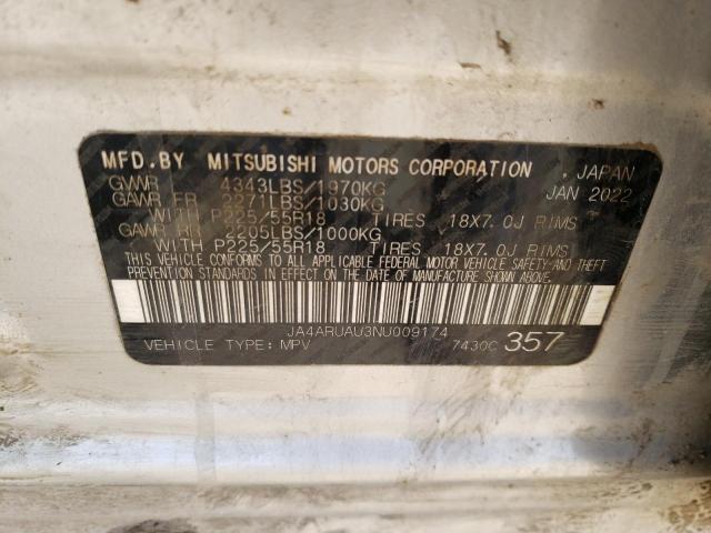 Photo 14 from auction – 2022 MITSUBISHI OUTLANDER with VIN JA4ARUAU3NU009174