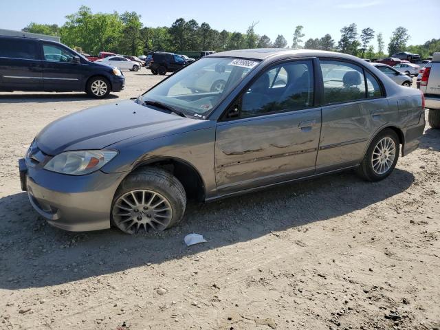 Photo 1 from auction – 2005 HONDA CIVIC EX with VIN 2HGES258X5H576905