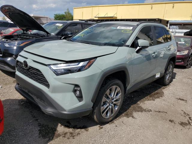 TOYOTA RAV4 XLE P 2022 with VIN 2T3C1RFV2NW214945 - Photo from auction