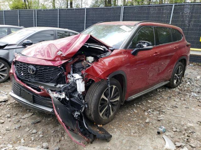Photo 1 from auction – 2022 TOYOTA HIGHLANDER with VIN 5TDLZRBH6NS240619