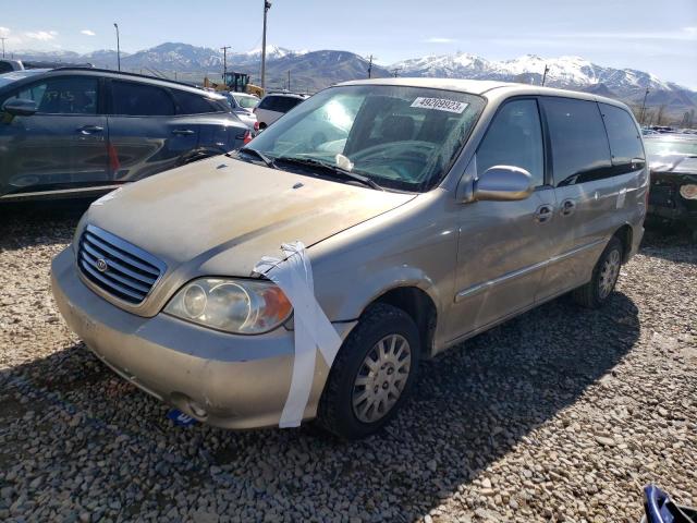 KIA SEDONA EX 2003 with VIN KNDUP131036443161 - Photo from auction