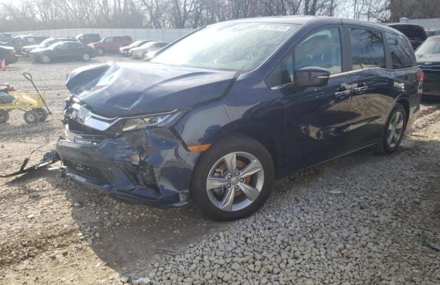 HONDA ODYSSEY EX 2018 with VIN 5FNRL6H74JB034819 - Photo from auction
