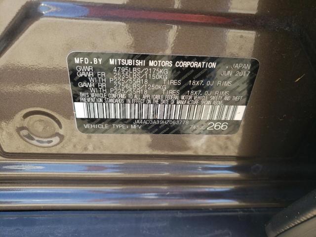 Photo 14 from auction – 2017 MITSUBISHI OUTLANDER with VIN JA4AD3A39HZ063778