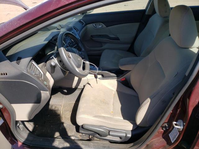 Photo 7 from auction – 2013 HONDA CIVIC LX with VIN 19XFB2F50DE058318