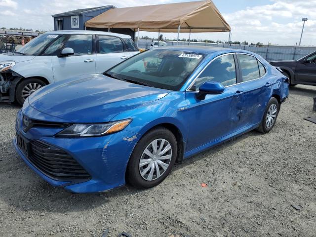 TOYOTA CAMRY LE 2020 with VIN 4T1C31AK0LU015827 - Photo from auction