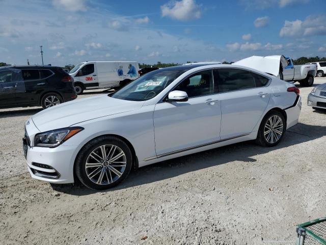 GENESIS G80 BASE 2018 with VIN KMHGN4JE0JU226501 - Photo from auction