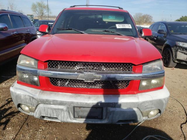 Photo 5 from auction – 2002 CHEVROLET AVALANCHE with VIN 3GNEK13T22G162892