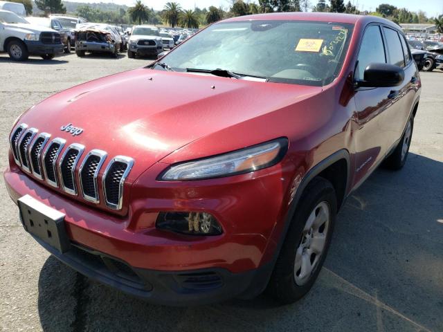 JEEP CHEROKEE S 2014 with VIN 1C4PJMAB0EW273138 - Photo from auction
