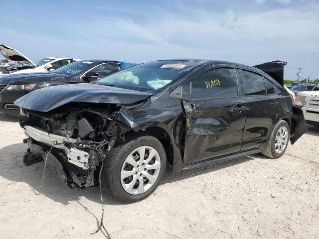 TOYOTA COROLLA LE 2022 with VIN 5YFEPMAE9NP324399 - Photo from auction