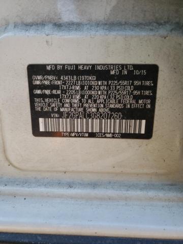Photo 14 from auction – 2016 SUBARU CROSSTREK with VIN JF2GPALC3G8207260