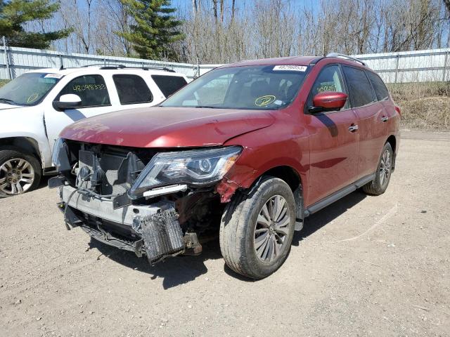 NISSAN PATHFINDER 2017 with VIN 5N1DR2MM9HC641069 - Photo from auction
