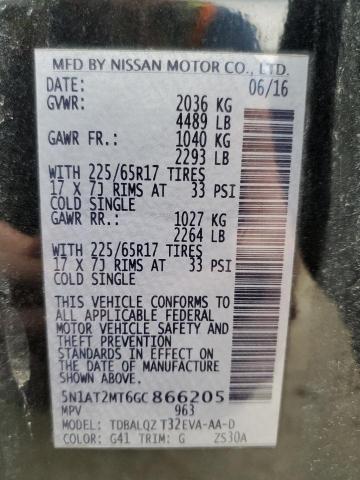 Photo 14 from auction – 2016 NISSAN ROGUE S with VIN 5N1AT2MT6GC866205