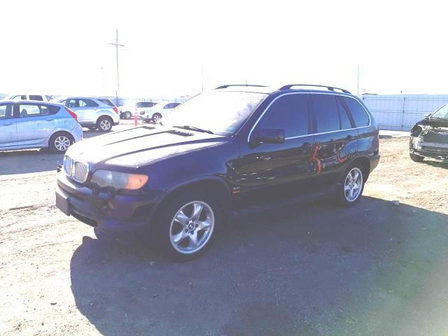 BMW X5 4.4I 2003 with VIN 5UXFB33503LH44571 - Photo from auction