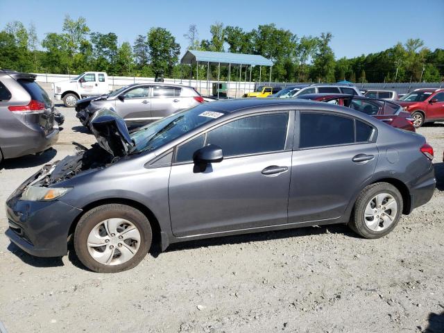 HONDA CIVIC LX 2013 with VIN 19XFB2F59DE060147 - Photo from auction