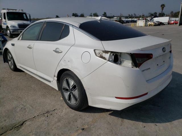 Photo 2 from auction – 2012 KIA OPTIMA HYB with VIN KNAGM4AD3C5027113
