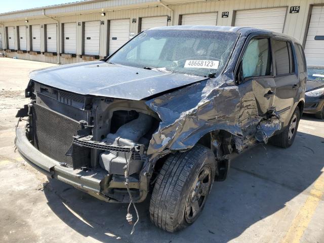 HONDA PILOT LX 2013 with VIN 5FNYF3H21DB007670 - Photo from auction