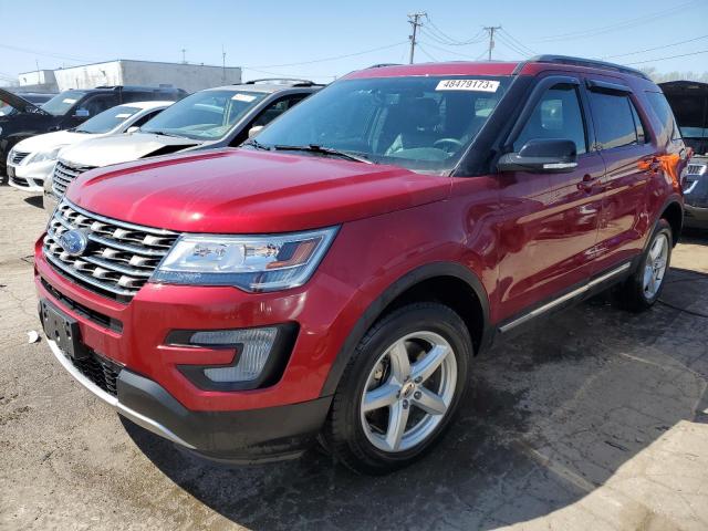 FORD EXPLORER X 2017 with VIN 1FM5K8D84HGD36912 - Photo from auction