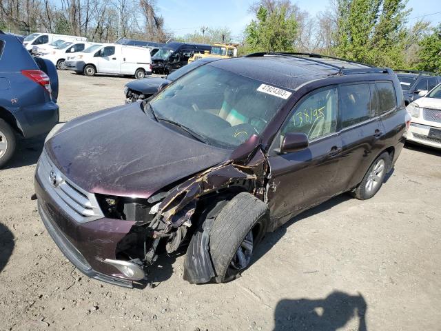 TOYOTA HIGHLANDER 2012 with VIN 5TDBK3EH5CS095417 - Photo from auction