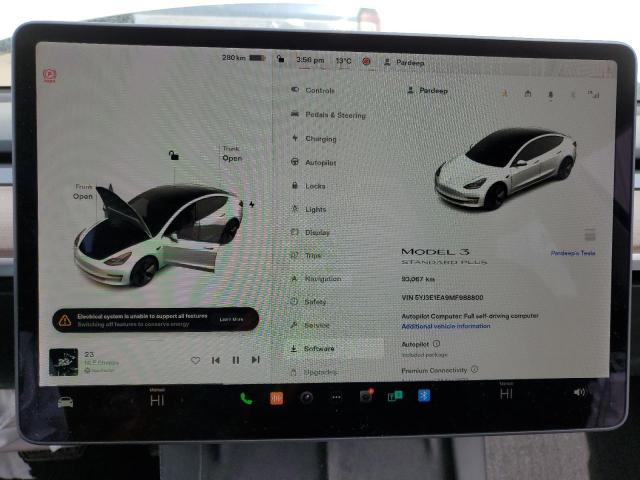 Photo 9 from auction – 2021 TESLA MODEL 3 with VIN 5YJ3E1EA9MF988800