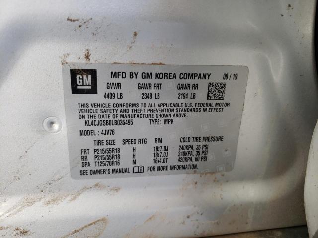 Photo 14 from auction – 2020 BUICK ENCORE ESS with VIN KL4CJGSB0LB035495
