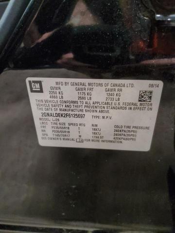 Photo 14 from auction – 2015 CHEVROLET EQUINOX LT with VIN 2GNALDEK2F6125697