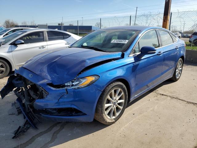 FORD FUSION SE 2017 with VIN 3FA6P0H76HR186037 - Photo from auction