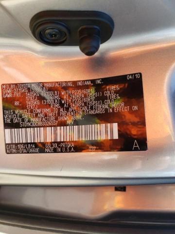 Photo 14 from auction – 2011 TOYOTA SIENNA XLE with VIN 5TDYK3DC8BS026557