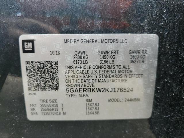 Photo 14 from auction – 2019 BUICK ENCLAVE ES with VIN 5GAERBKW2KJ176524